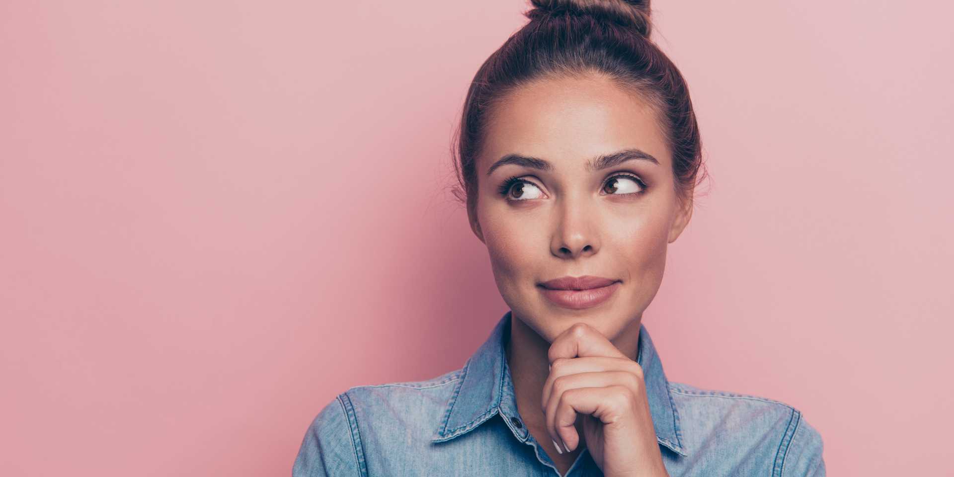 Woman smiling